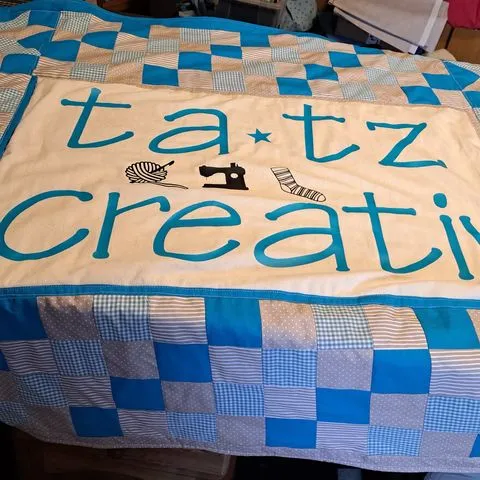 ta.tz creativ, auf Stoff genäht