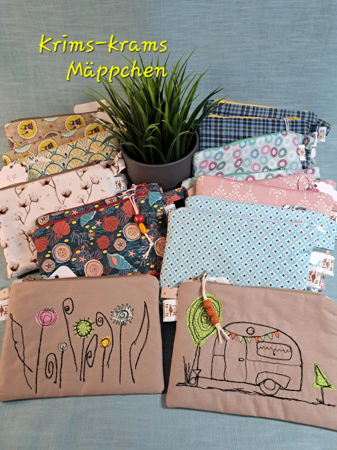 ta.tz creativ, Geldbörsen und ein kleiner Blumentopf