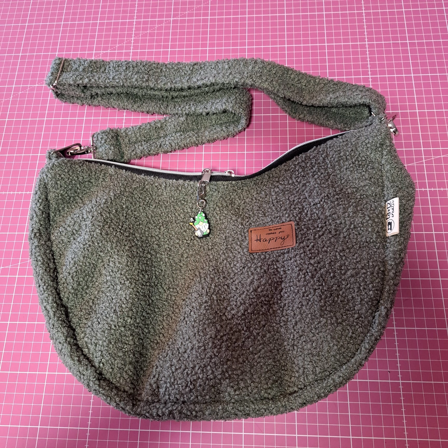 ta.tz creativ, Wohnmobil auf eine Tasche gestickt