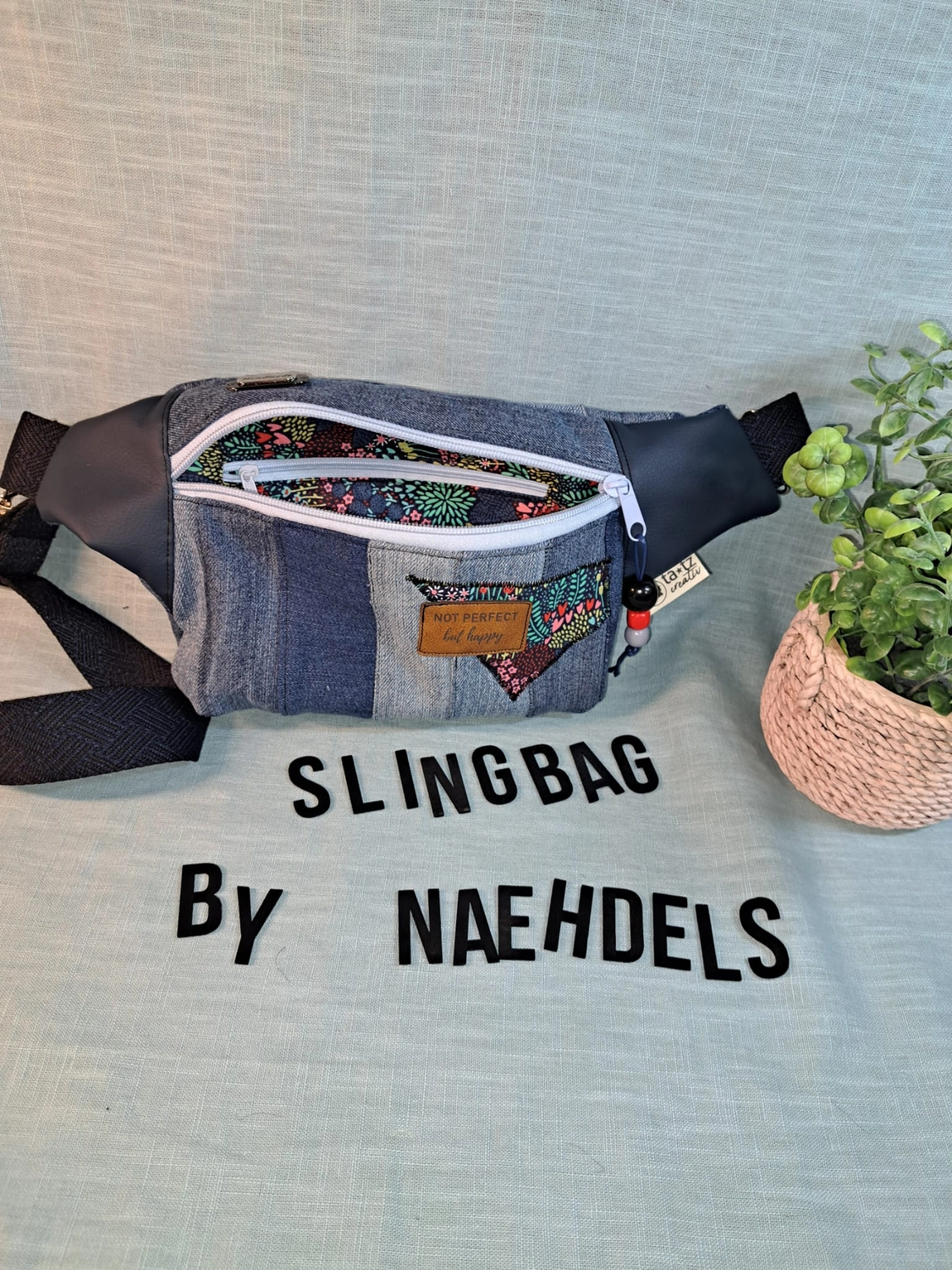 ta.tz creativ, Wohnmobil auf eine Tasche gestickt