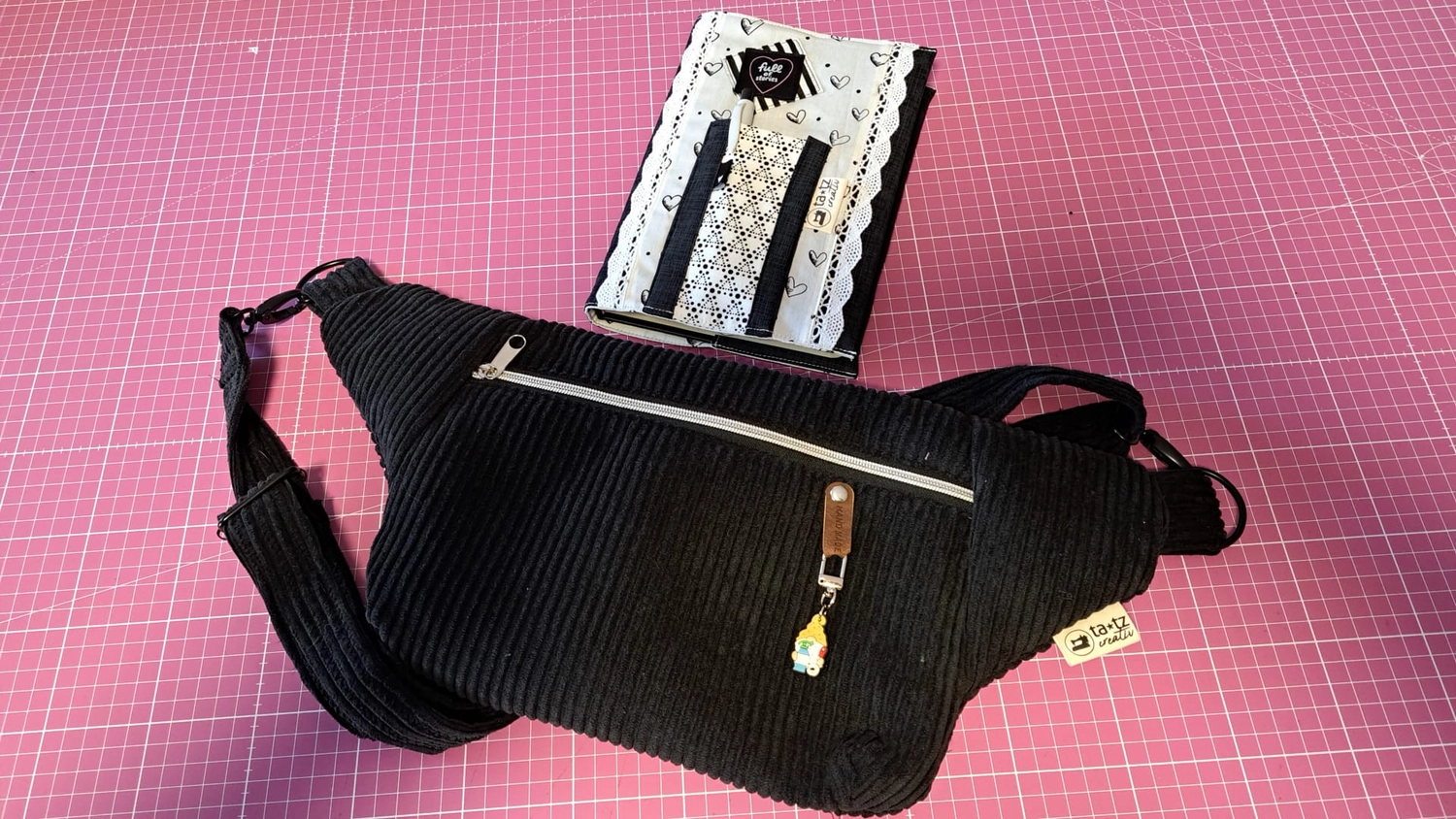 ta.tz creativ, Wohnmobil auf eine Tasche gestickt